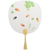 Shiomi Fan 2726 Chiwa Shirakawa (Goldfish and Ripples) 9.4 x