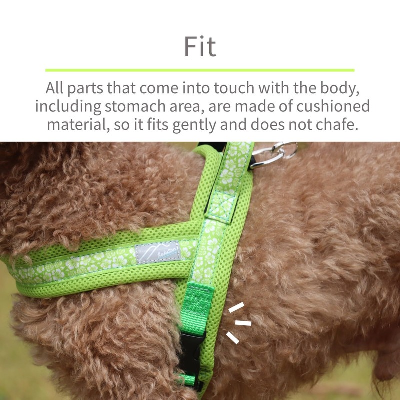 Hakusan Just Fit Dragon Harness Aloha Mesh (Ocean Blue Aloha,