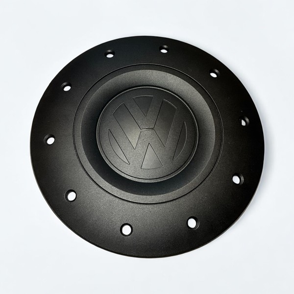 VW Genuine Steel Wheel Hub Black 1pc Transporter T5 2003-2013