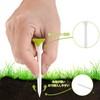MAZEL Plastic Golf Tee, Increased Distance, Durable, Break-Resistant, Long Tee/Short