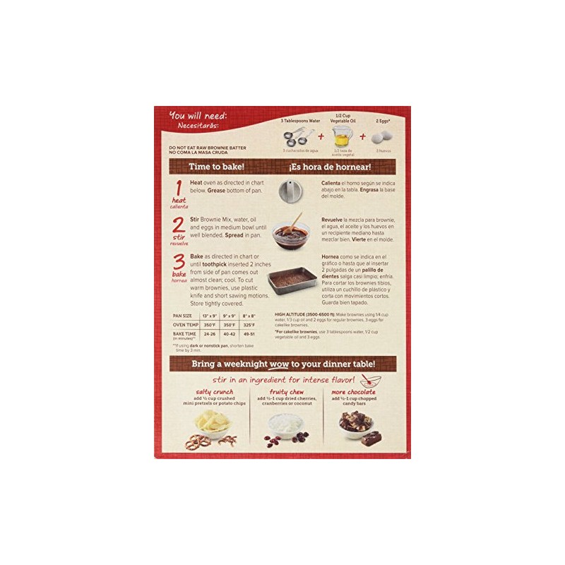 Betty Crocker Milk Chocolate Brownie Mix 18.4oz. (Pack of 4