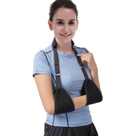 TANDCF Triangle Dislocated Arm Sling Medical Shoulder Immobilizer Rotator Cuff Wrist Elbow Forearm Support Brace Strap with Soft Comfortable Padded Lightweight Simple for Broken & Fractured Arm