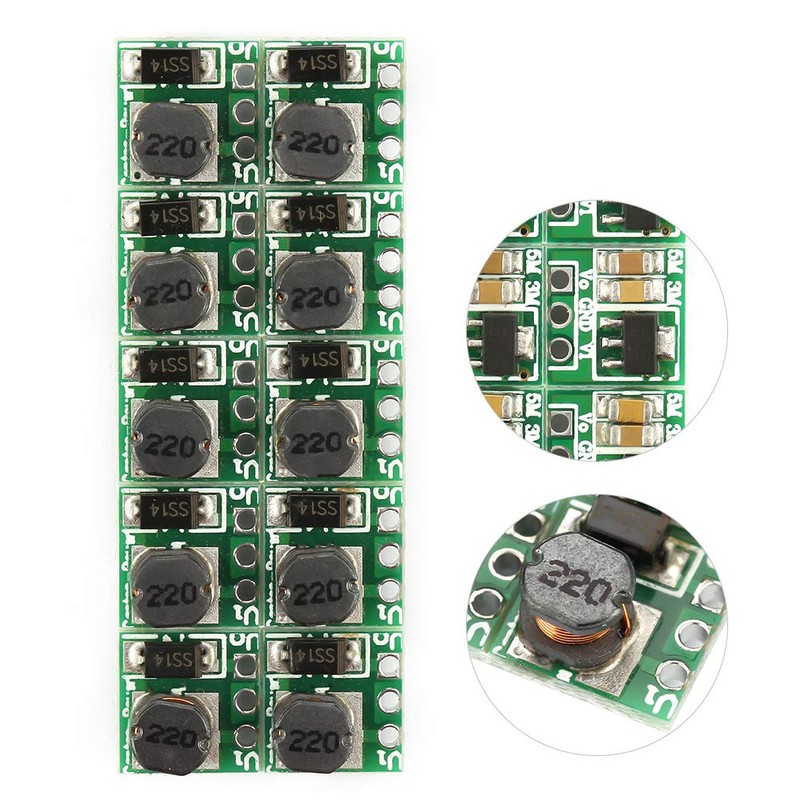 Haosie 10PCS Boost Converter Module, DC to DC Converter Modules