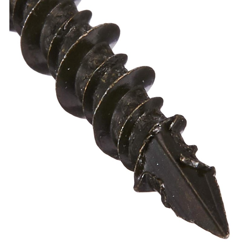 OHSATO 544-311 Black Zinc Wood Crack Resistant Screws PR 3.8