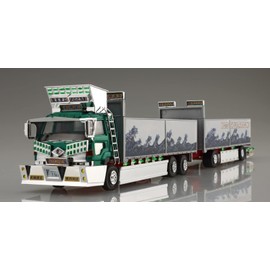 Aoshima Bunka Kyozai 1/64 MINIDEKO NEXT Series, No. 10 Fellow Traveler (Full Trailer) Plastic Model