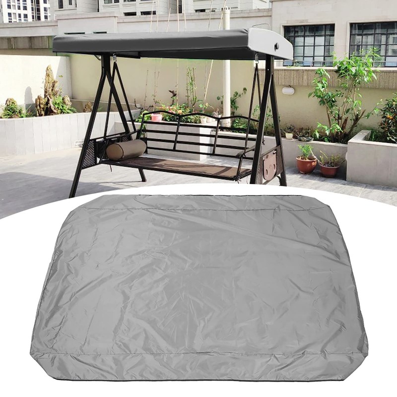 Swing Canopy Cover, 75.2x47.2in Waterproof UV Resistant Windproof Garden Replacement