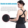 Soporte Lumbar para Hombres y Mujeres,Fajas de Gym para Moldear