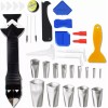 Baixi 35pza Herramientas De Calafateo De Silicona Para Cocina,baño