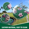 Golf Putter Covers OZ1 Mallet Putter Headcover Azalea Embroidery Leather