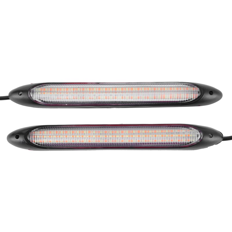 Pair of LED Daytime Running Lamp Strip Turn Signal White
