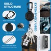 DINALLE 2 Pack Retractable Keychain Heavy Duty Carabiner Badge Reel