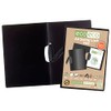 eco-eco A4 95% Recycled Swing Lock File Black