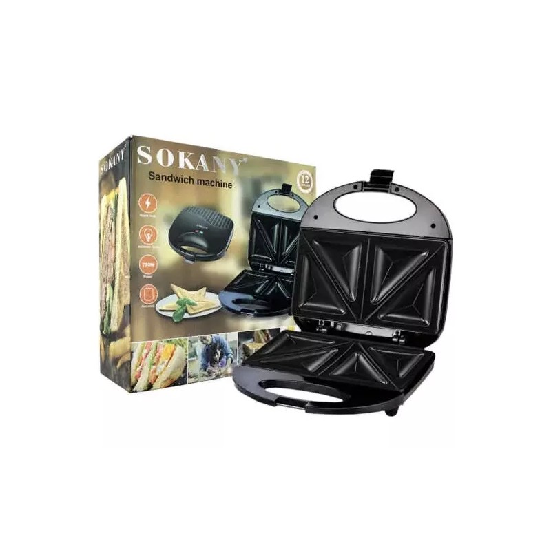 Sokany Sandwichera Compacta 750 W Sokany