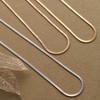 Piena Surgical Stainless Steel Snake Chain, Simple, Hypoallergenic Necklace Chain,