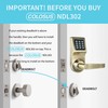 Colosus NDL302 Electronic Digital Keyless Door Lock, Keypad – Smartcode