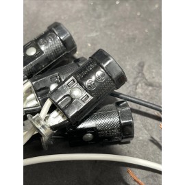 WE 6 PCS  E12 Candelabra Socket With 1/8f Hickey And 23”Leads Hexagon UL 1 3/4” T