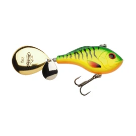 Berkley Pulse Spintail XL | Multi-Species Spinning Blade Lure for Pike, Zander & Big Perch | Vibrating Tail Spinner Jigging Lure | Long Casting | Freshwater Predator Fishing | 8cm, Blue Silver
