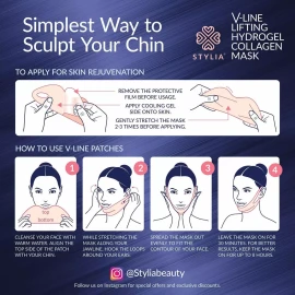 Stylia 7 Piece V Line Shaping Face Masks  Lifting Hydrogel Collage