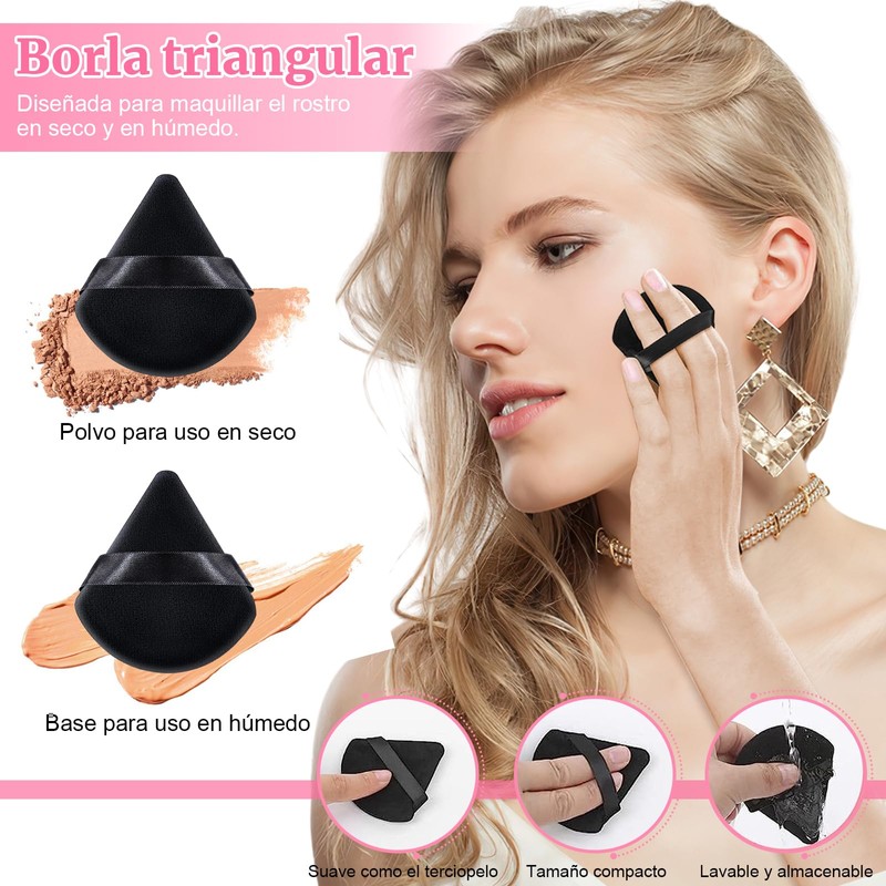 Herramientas de Aplicación de Maquillaje Desechables, Kit de Aplicadores de
