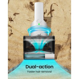 Misfans Electric Pet Hair Removal Tool,2025-Upgrade Cat&Dog Hair Vacuum & Lint Rollers Remover,Automatic Portable Hair Tool for Indoor and Outdoor,Cat Bed,Climbing Frame,Board,Carpet,Mats,Car Mats