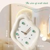 JUSTUP Wall Clock, 12 Inch Modern Wall Clock, Creative Rhombus
