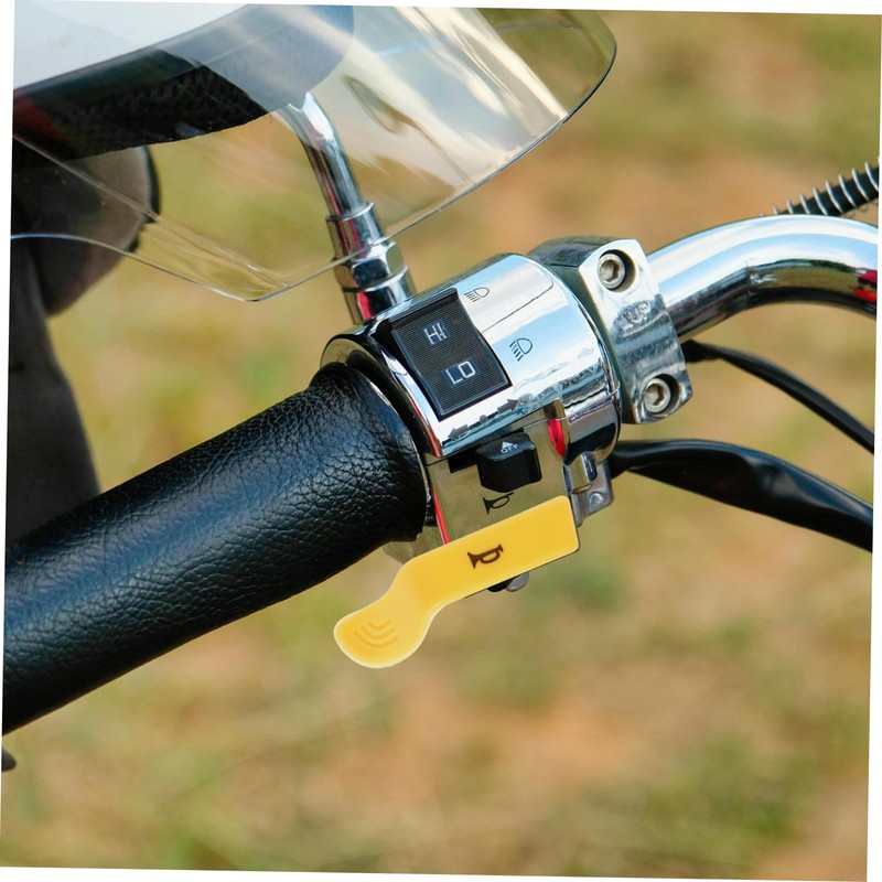 NOLITOY 2 Pairs Motorcycle Start Button Extensions Stylish Horn Switch
