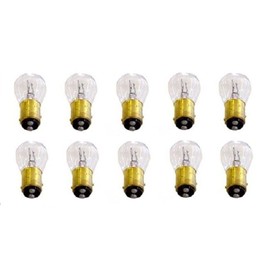 Octane Lighting Stock 6V Tail Light Rear Brake Stop Turn Signal Lamps Bulbs Box of 10