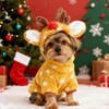 hoyuwak Reindeer Dog Costume Cute Pet Girl Christmas Moose Coat