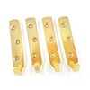 LagunaProject 4 x Heavy Duty Brass Plated J Hooks 3