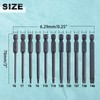 GOLD DEER 11PCS Torx Head Screwdriver Bit Set with Transparent