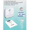 DownyPaws Cat Litter Deodorizer, Rechargeable 4000mAh Odor Eliminator Cat Litter