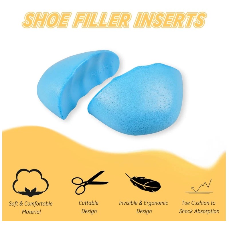 YISYFOOT Shoe Filler for Too Big Shoes, Shoe Inserts to
