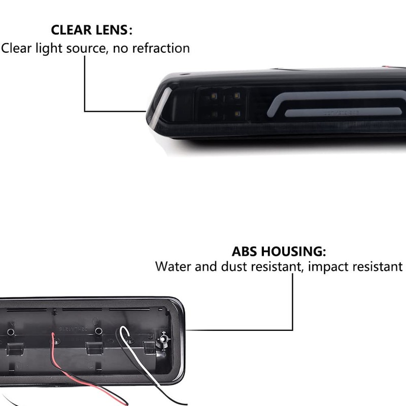 PIT66 LED 3rd Brake Light, Compatible with 07-10 Ford Explorer