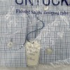 UNTUCKit Shirt Mens 2XL White Blue Check Wrinkle Free Button
