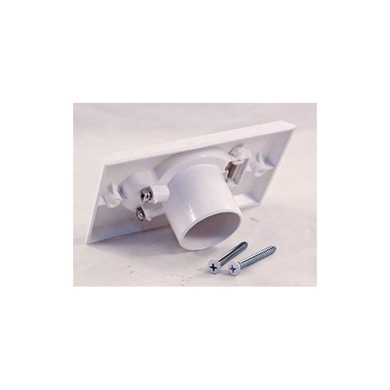 Pokin (2) Central Vacuum White Inlet Valves for Beam Central