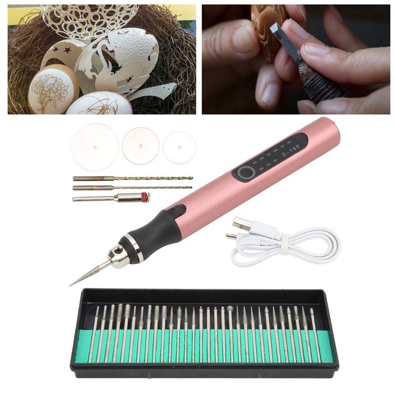 Engraving Pen Portable Wireless Charging 3 Speed DIY Drilling Cutting