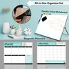 Dry Erase White Board for Desktop & Wall 12"x16" with