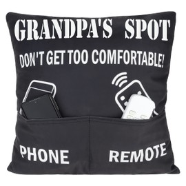 Moyel Grandpa Gifts Papa Gifts from Grandkids Grandpa Christmas Birthday Gifts for Grandpa Grandfather Best Grandpa Gifts Decorative Throw Pillow Cover 18 x 18