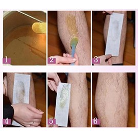100 Yards Disposable White Body Hair Removal Waxing Paper Roll - Width 2-3/4 Inch - Non-woven Depilatory Honey Wax Epilator Paper Wax Strip for Home or Beauty Salon