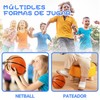 CHENGBAO Juego de 6 Piezas Mini Baloncesto，18CM Baloncesto para Niños