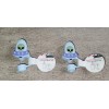 Unbranded Alien Novelty Tumbler Cup Straw Topper Cap Only Set