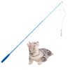 Retractable Cat Wand, Interactive Catcher Teaser Cat Toy 3-Section Teaser