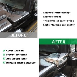 PIUGILH Fit for Hummer H3 2005-2009 Side Air Intake Hood Vent Cover,Side Engine Hood Cover Car Exterior Accessories,2PCS