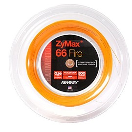 Ashaway Zymax 66 Fire Badminton Strings 200m (660 ft) Reel Orange
