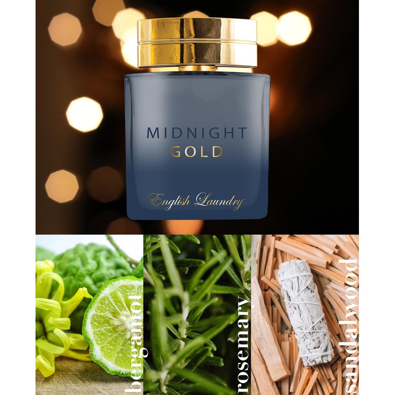 English Laundry Midnight Gold Eau de Parfum Spray, 3.4 fl.