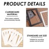 CWPFVQA Pack of 20 photo frame paper, photo frame lining