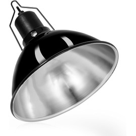 Deep Dome Lamp Cap Lamp Fixture,Optical Reflection Cover for Reptile Glass Terrariums… B0BYWSSK5P (8.5IN)