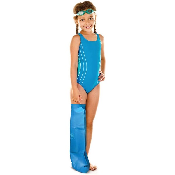 Bloccs Waterproof Cast Shower Cover Leg, Child Medium