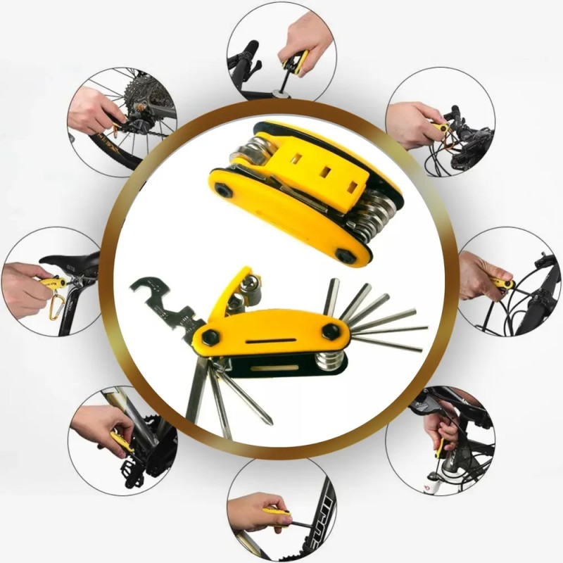 Herramienta Multi Bicicleta Reparacion Llaves Allem Ciclismo