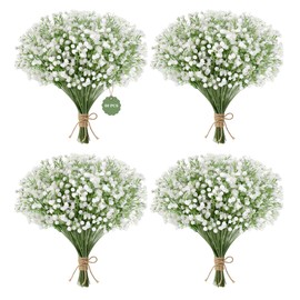 80 Pcs Babys Breath Artificial Flowers,Baby Breath Flowers Artificial Bulk
